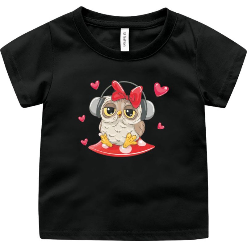 ((IB))KAOS ANAK PEREMPUAN/BURUNG DIGITAL SABLON