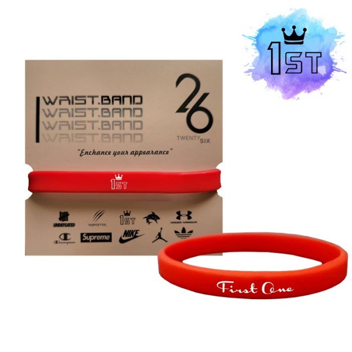 NEW GIFT KADO RUBBER WRISTBAND for FIRST ONE 1ST RED