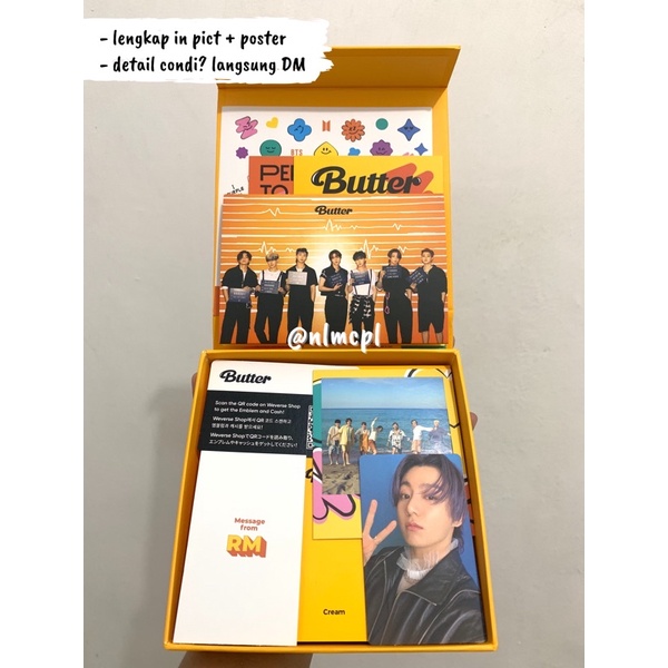 ALBUM BUTTER BTS UNSEALED/SHARING - Photostrip JHOPE - ALBUM OFFICIAL - PHOTOCARD BTS KPOP OFFICIAL