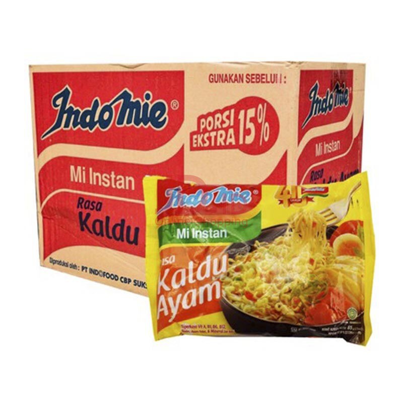 

indomie kaldu ayam eceran dan perdus