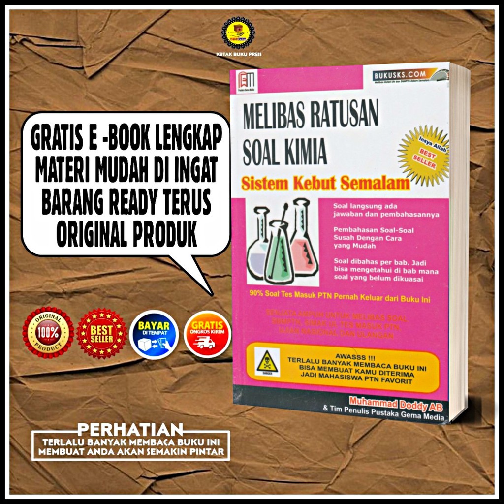 BUKU SKS IPS / BUKU SKS IPA / MENGUASAI IPS / MENGUASAI IPA / SISTEM KEBUT SEMALAM / MELIBAS RATUSAN-KIMIA