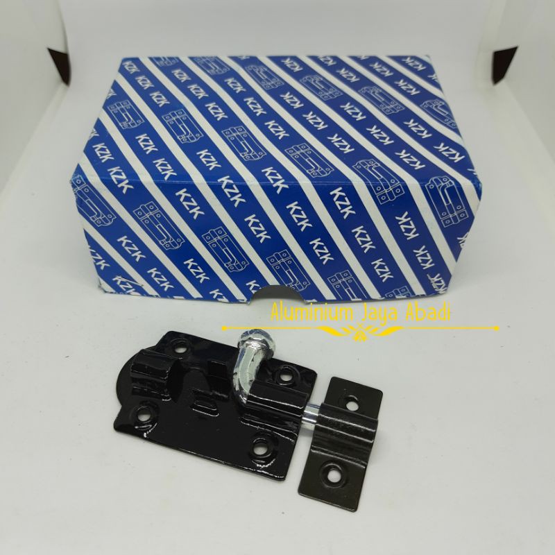 Grendel 2" Double Plat KZK - Gerendel - Selot - Slot - Kunci Slot - Selot Kunci - Grendel Slot Pintu