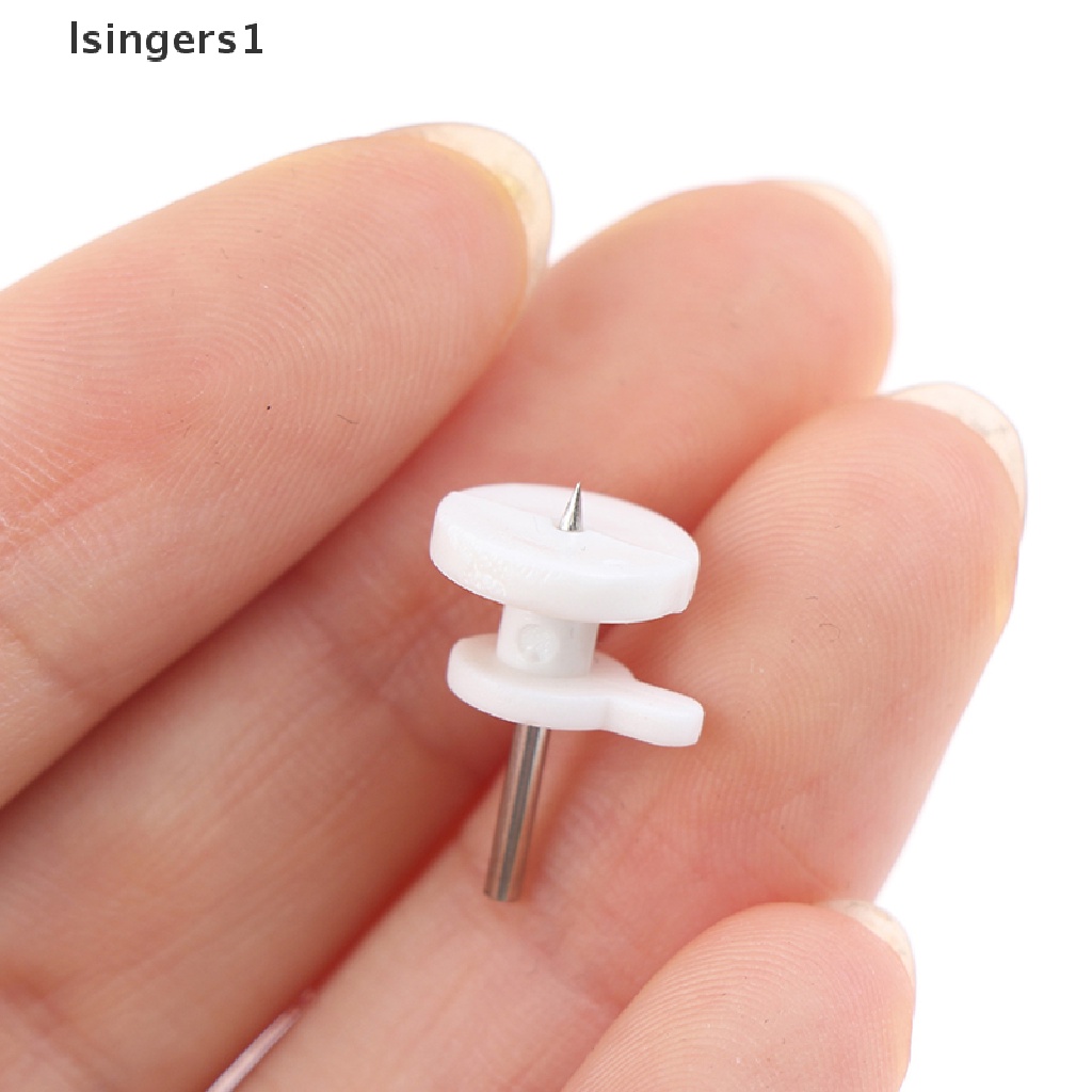 (lsingers1) 10pcs / Set Kait Gantung Dinding Tanpa Bekas Untuk Blok Kayu