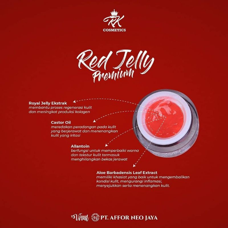 RK GLOW / RK REDJELLY / RK SERUM /RK FACE TREATMENT /PAKET WAJAH
