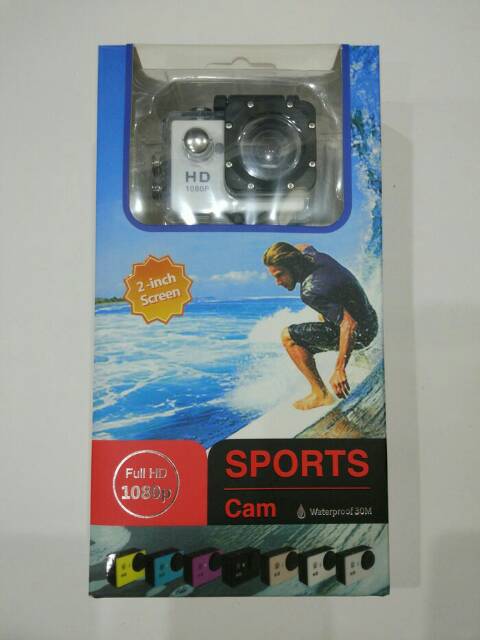 [PROMO] 12 MP Action Camera  1080P Helmet Sports DV HD DV Action Waterproof 30M Camera Camcorder