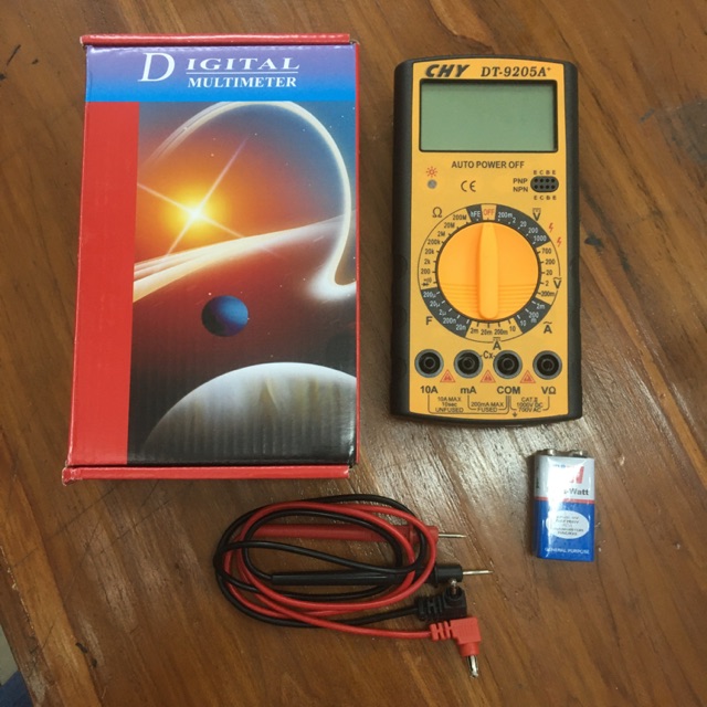 MULTIMETER DIGITAL CHY DT-9205A+ PLUS / MULTITESTER DIGITAL CHY DT-9205A PLUS / AVOMETER DIGITAL