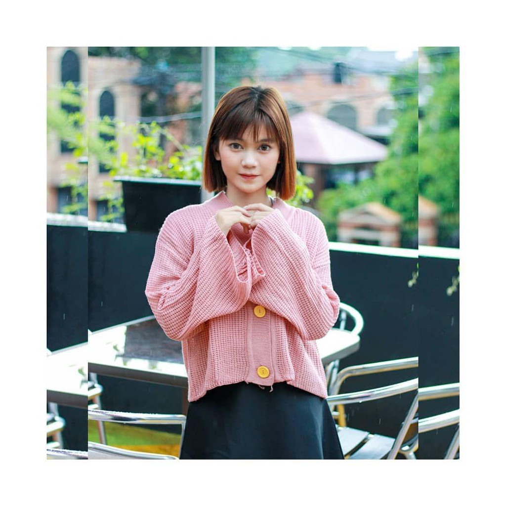 Nara Grosir - Karen Crop Outer l Cardigan Wanita