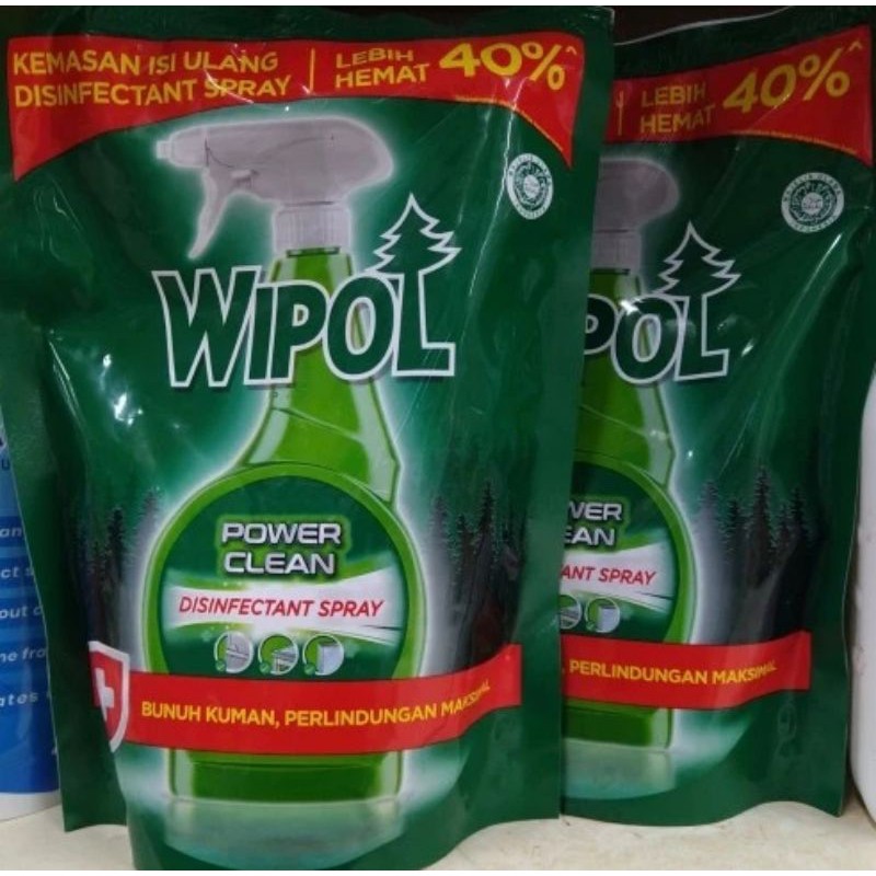 Wipol disinfektan spray pouch 450ml