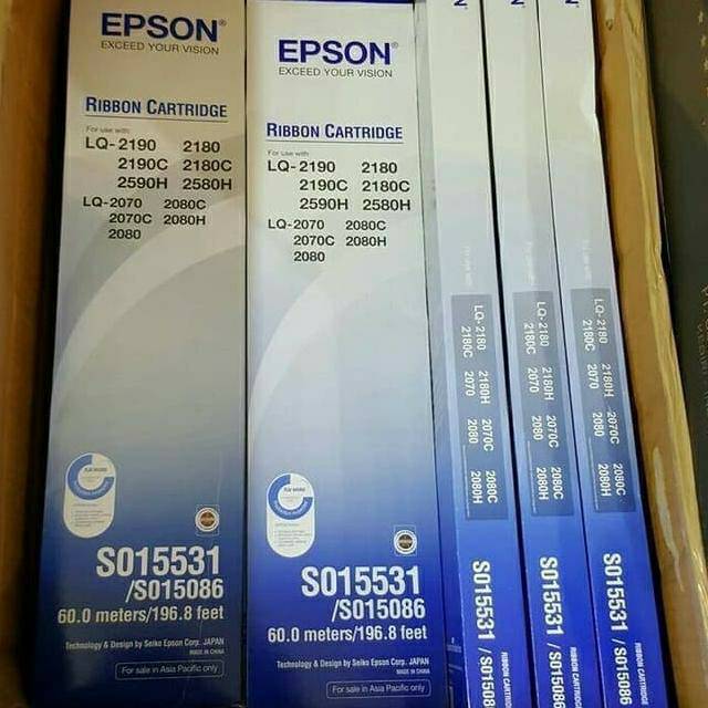 Epson LQ 2190, LQ 2180  | Ribbon Cartridge - Pita Printer - Dot Matrix Printer - Pita Passbook