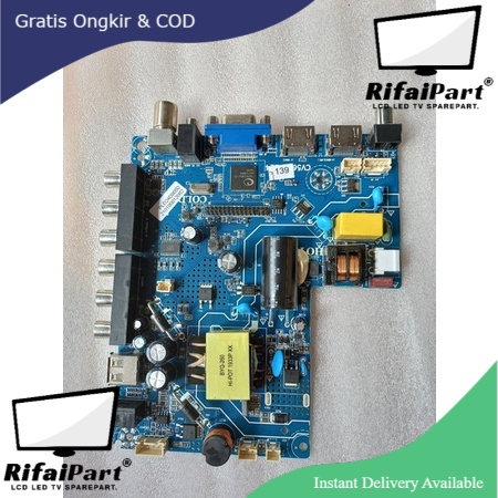 mesin tv led polytron - mb - mainboard - PLD24D9050 - 24D9050