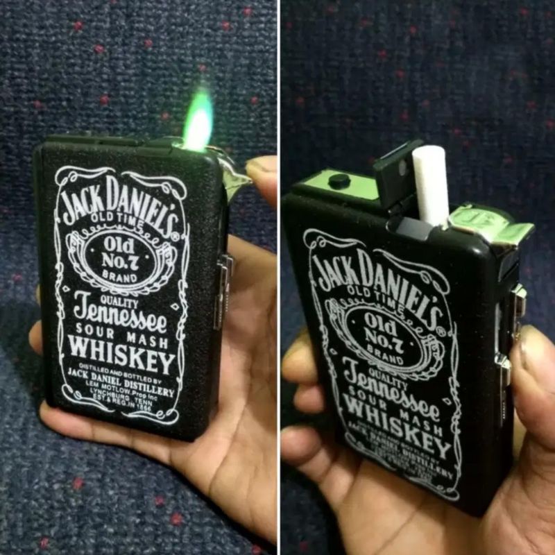 KOTAK PENYIMPANAN ROKOKJ.D + KOREK API / TEMPAT ROKOK