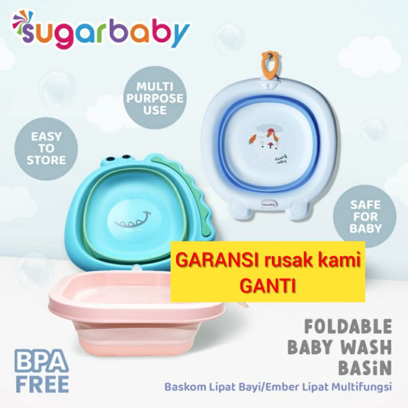 Sugarbaby Foldable Baby Wash Basin/Baskom Lipat Bayi/Ember Lipat Multifungsi Sugarbaby FoldableSugarbaby Foldable Baby Wash Basin basin Baskom Lipat Bayi/Ember Lipat Multifungsi SugarBaby NEW Foldable Basin / Baskom Lipat / Ember Lipat Multifungsi Sugar B