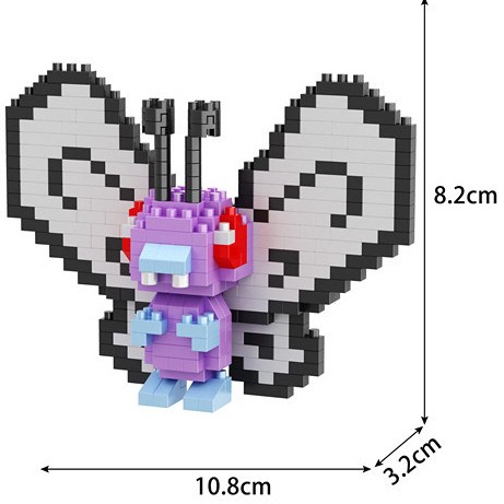 40jenis Pokemon Lego Mini Building Block brain game Diy Diamond Nano Block Lego Mainan Hadiah Untuk Anak Laki-Laki