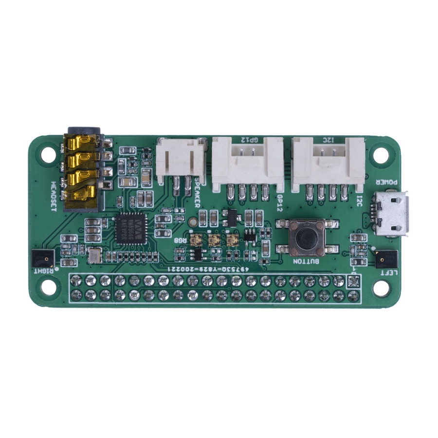 ReSpeaker 2 Mics Pi HAT for Raspberry Pi