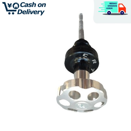 COD SILVER Tutup Oli Mesin Matic Selang Double Honda &amp; Yamaha - Universal