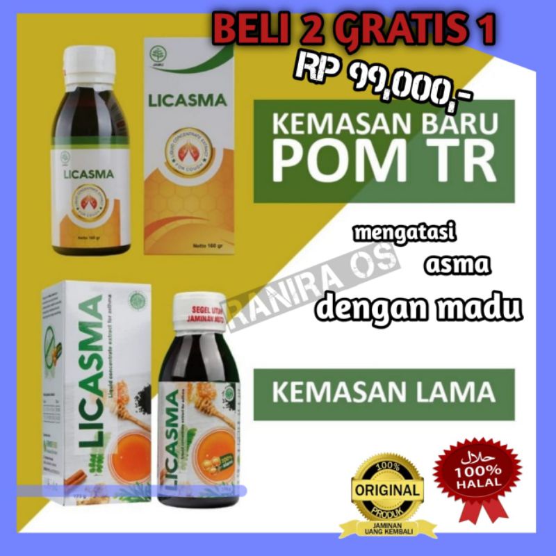 MADU LICASMA ATASI ASMA KRONIS, TBC, PARU2 PADA ANAK 100% ORIGINAL