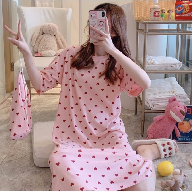 Blackpink Daster Wanita Import All Size / Baju Tidur Lucu Wanita Dewasa Import Premium 4001