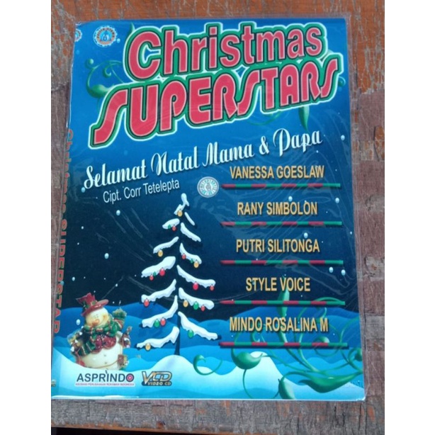 Kaset Vcd Original lagu natal Christmas super star
