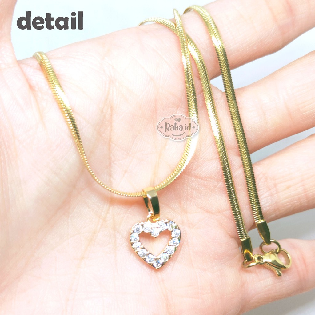 RAKA Acc - Kalung Wanita / Kalung Dewasa Gold Perhiasan Cantik Wanita Berkualitas 584