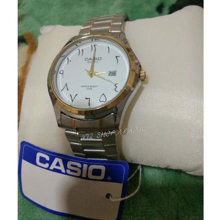 Produk Import EGYTP (mesir) WhiteGold: Jam Tangan Casio Arab Arabic New 2020