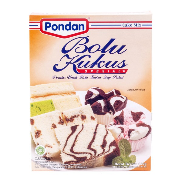 

PONDAN Bolu Kukus Premix 400g - Tepung Adonan Premiks Kue Bolu