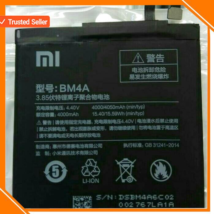 ACC HP BATERAI XIAOMI REDMI PRO DUAL CAMERA BM4A ORIGINAL BATERAI