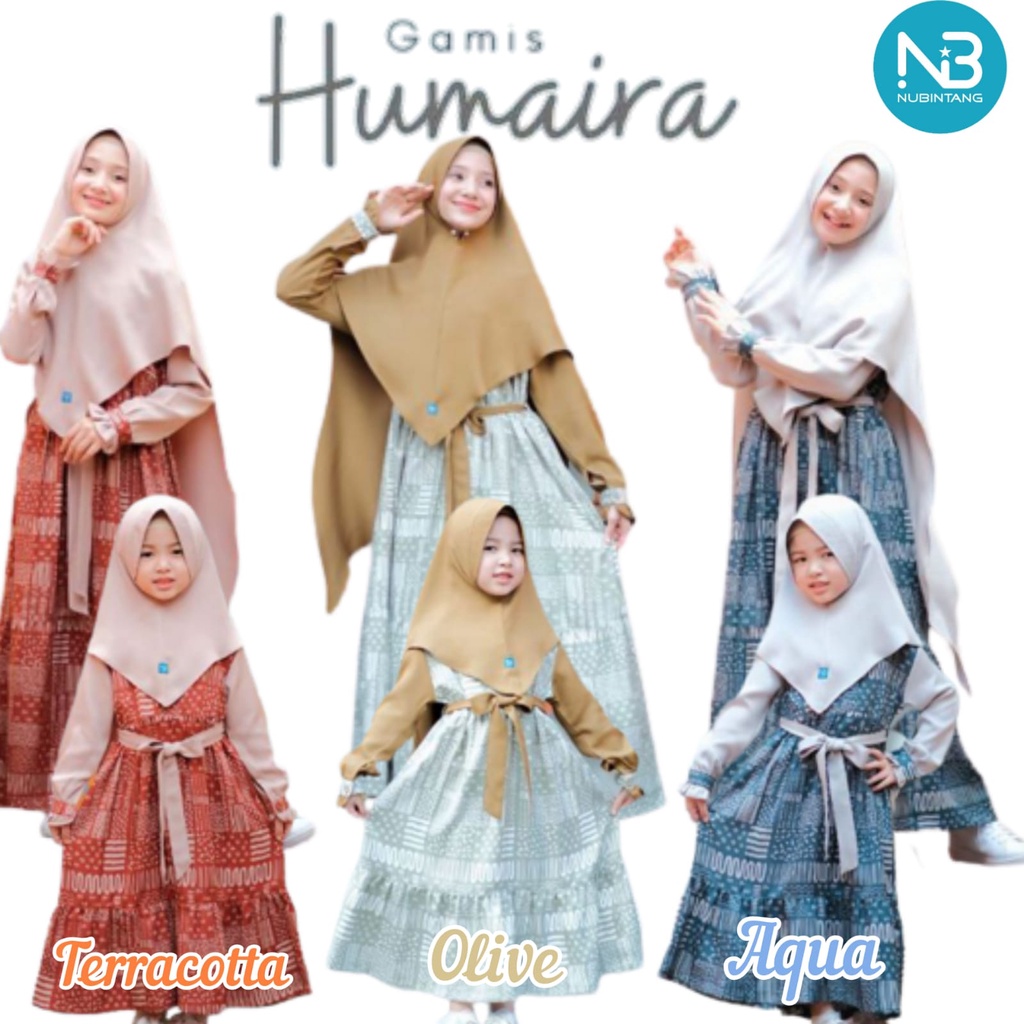 Gamis humaira nubi nubintang gamis anak humaira nubintang kids junior teen