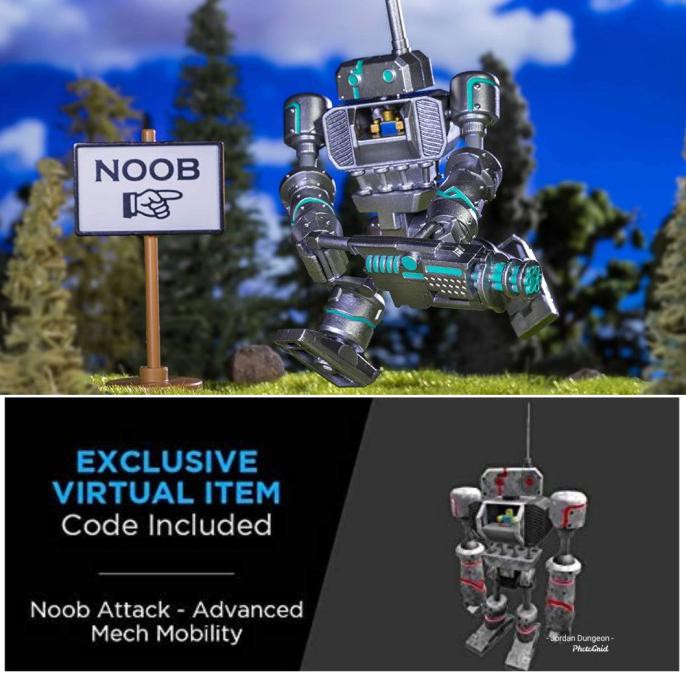 Roblox Imagination Collection Noob Attack Mech Mobility Core Figure Shopee Indonesia - roblox noob mech