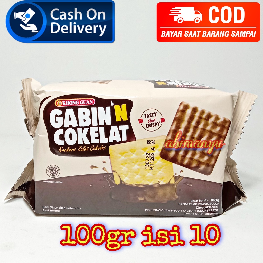 biskuit khong guan gabin n coklat 100gr