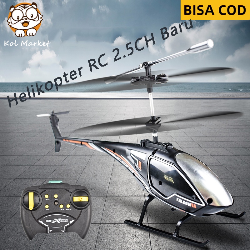 2022 Baru 2.5 CH RC Helikopter Remote Control Helikopter Model Pesawat dengan Lampu untuk Anak-anak 