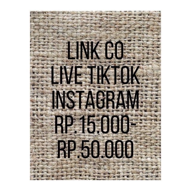 LINK CO LIVE TIKTOK INSTAGRAM