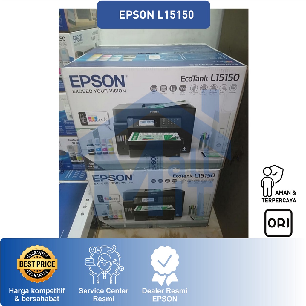 (PACKING KAYU) PRINTER EPSON L15150 L-15150 L 15150 A3 DUPLEX PIGMENT PRINT SCAN COPY