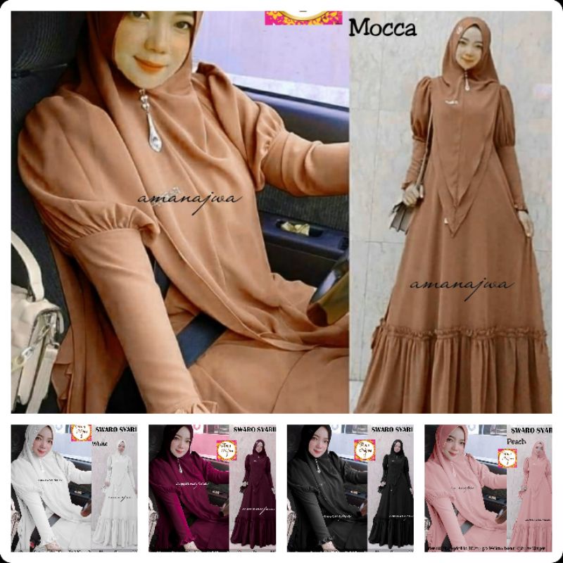 SWARO SYARI ORIGINAL BY AMA NAJWA / 100% ORI BERLABEL AMA NAJWA