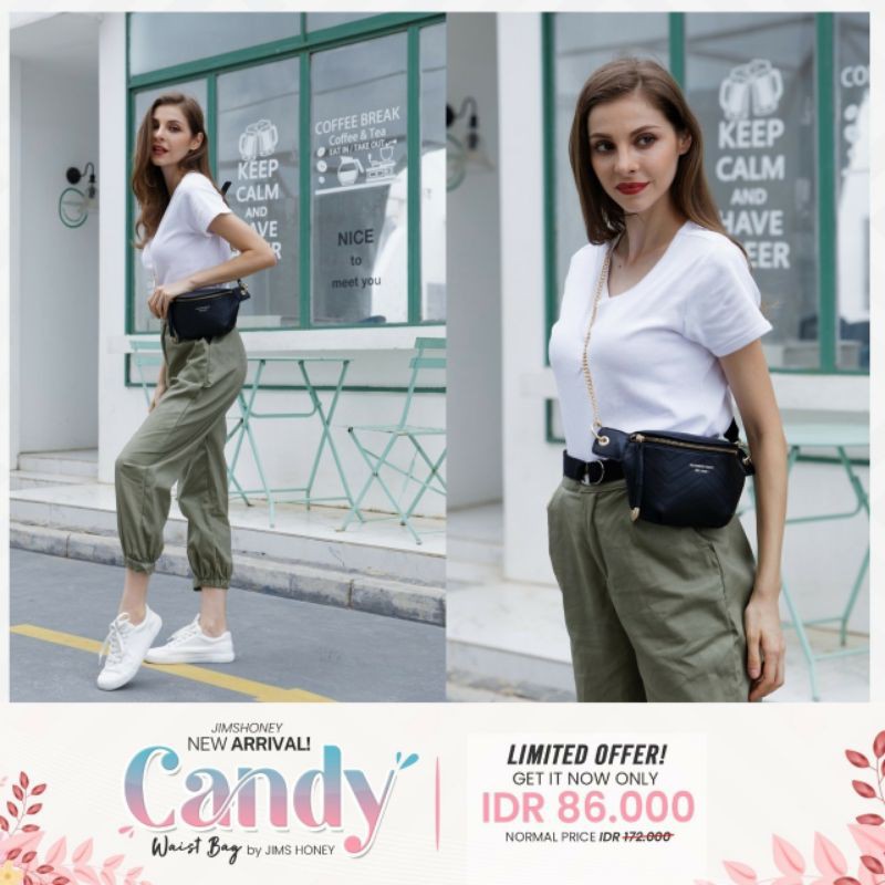 JIMS HONEY CANDY Waist Bag Tas Wanita Selempang Dada