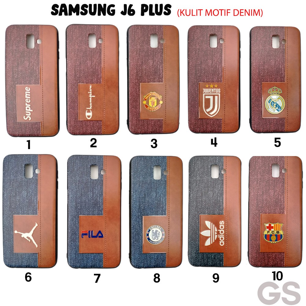 Casing SAMSUNG J6 PLUS   Motif Kayu Hardcase TPU case hp model cowok Fuze