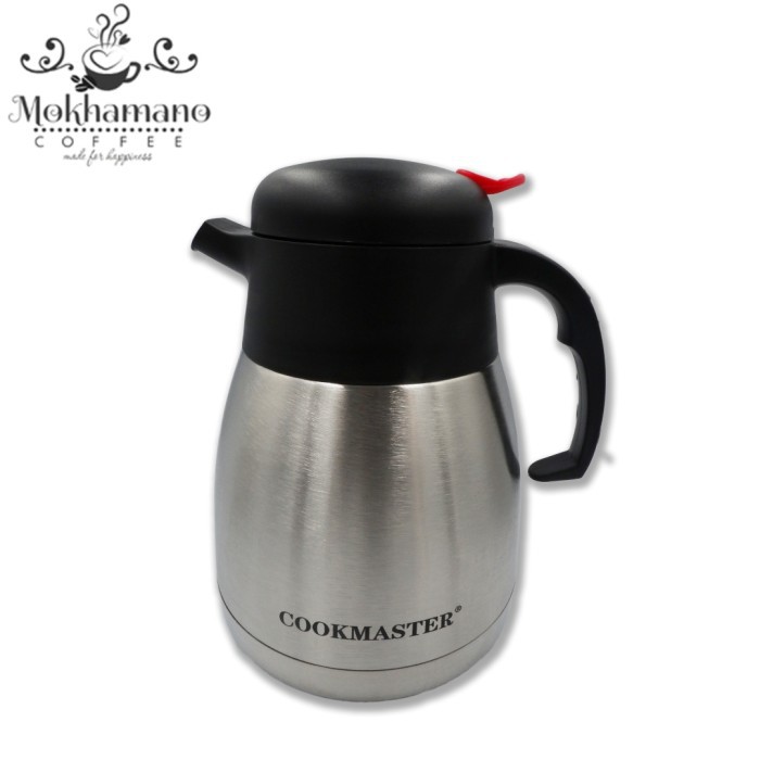 Cookmaster Coffee Pot Teko Teh Thermos Kopi Termos Stainless 1200 Ml