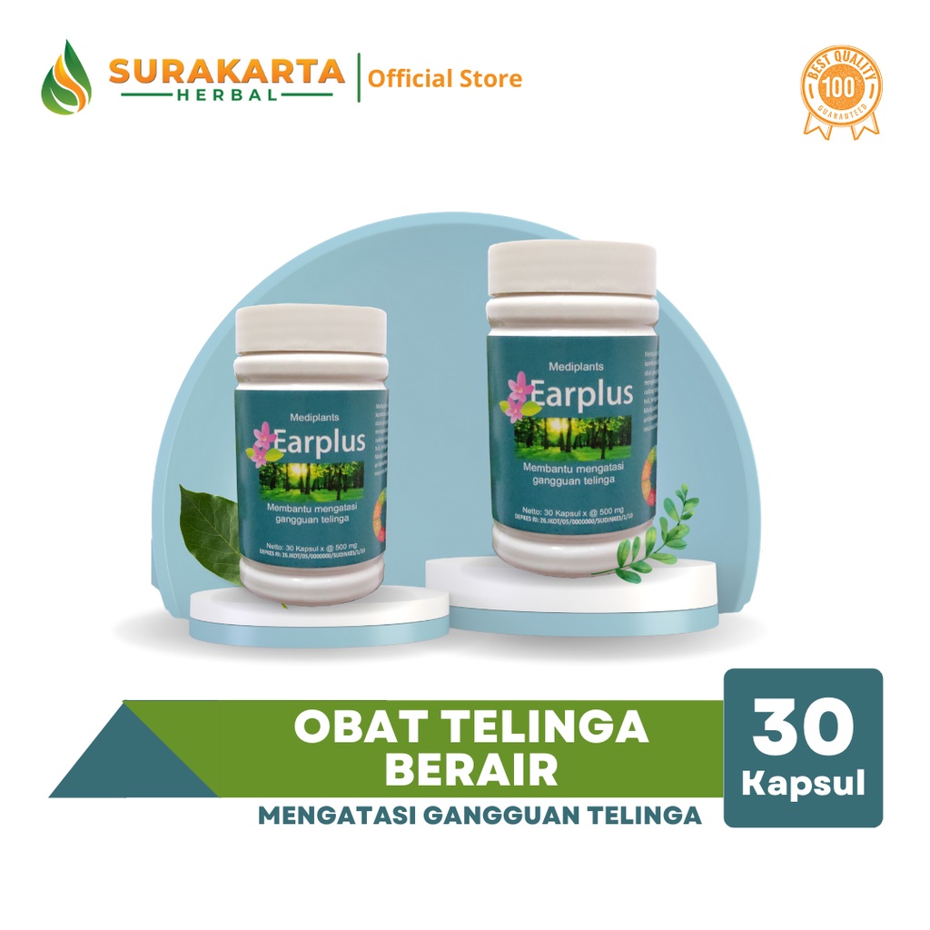 EARPLUS Obat Herbal Telinga Berair