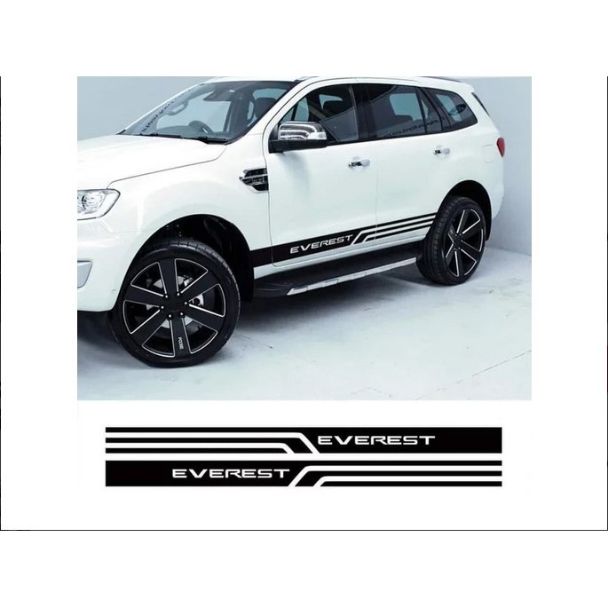 Stiker mobil keren cutom List Body Samping Everest Stiker Mobil Ford Everest