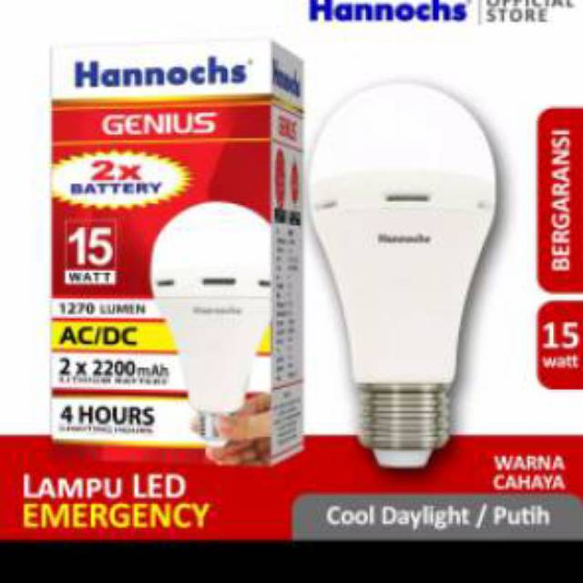 Hannochs Lampe Led emergency Genius 15watt