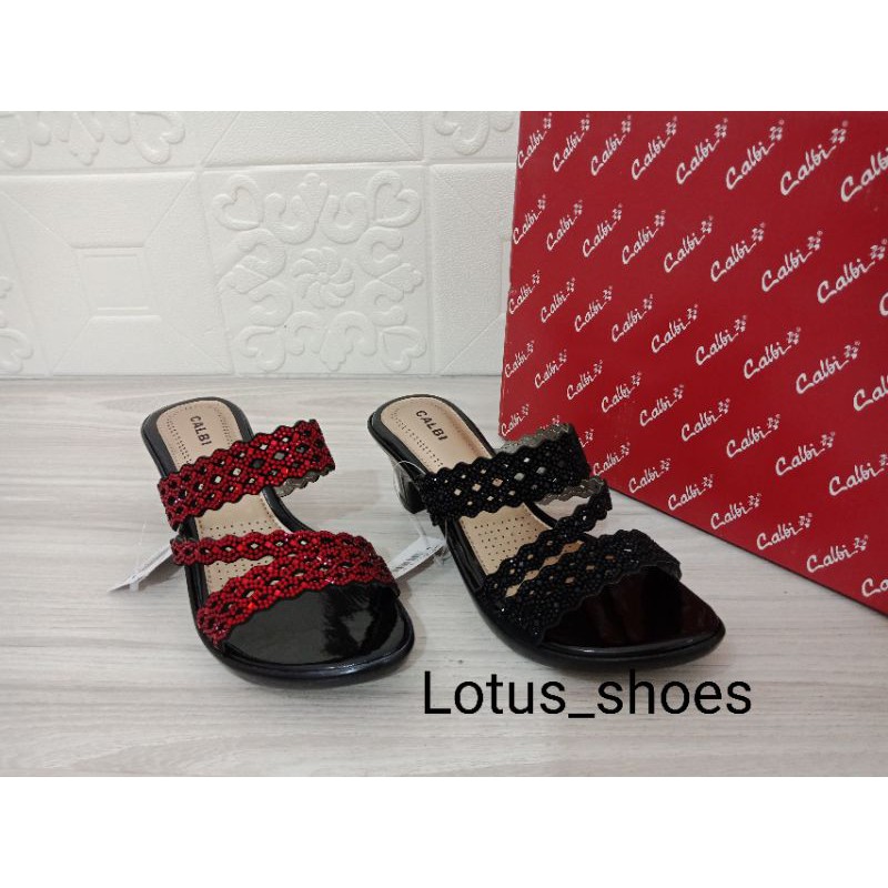 Sandal Tumit tahu calbi ori bahan dan model baru kd Crx 1817