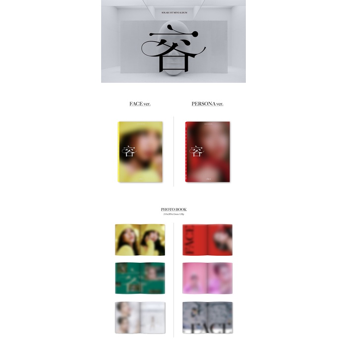 SOLAR - 1st Mini Album 容 : FACE
