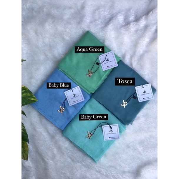 Hijab segiempat JOURNEY ORI Lasercut polos plat GOLD JP