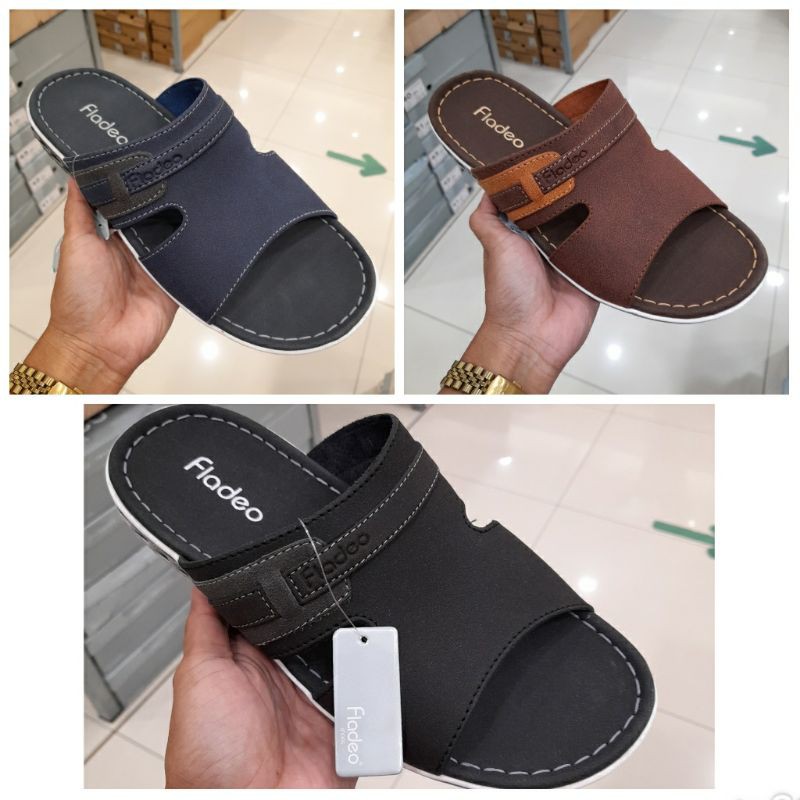 sandal slop pria fladeo