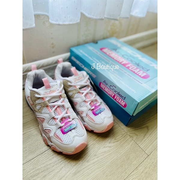 Skechers D’Lites 2 Exo Air-Cooled Memory Foam Sepatu Olahraga Sport Sneakers Wanita Original