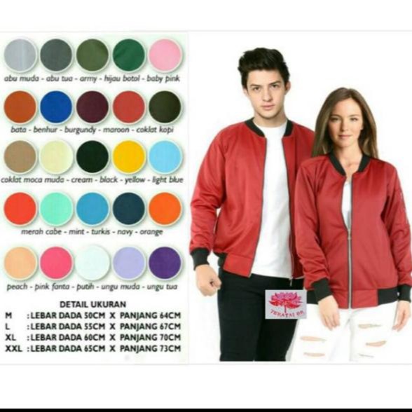 BOMBER JACKET POLOS / WANITA /PRIA