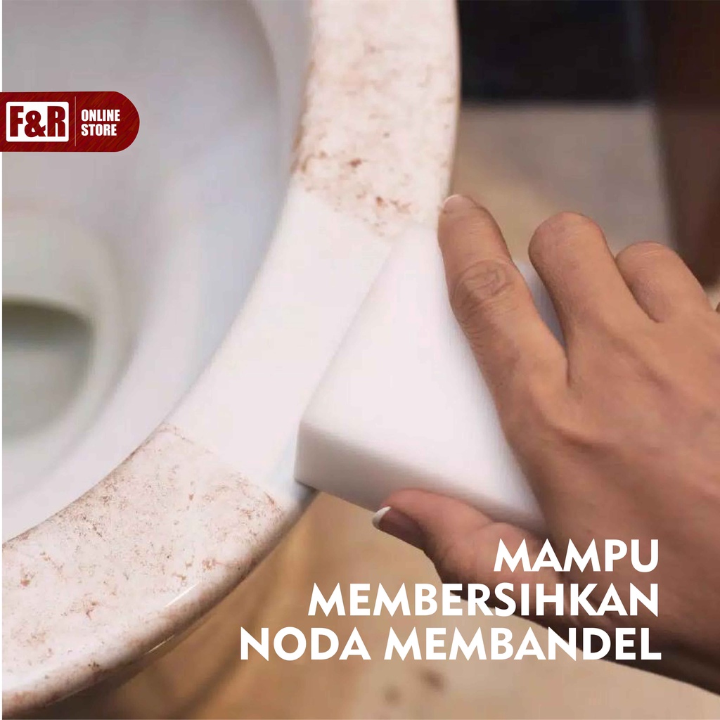 Spon Ajaib Busa Pembersih Serbaguna Spoon Spons Cuci Piring Nano Magic Sponge Rub Melamine Cleaner