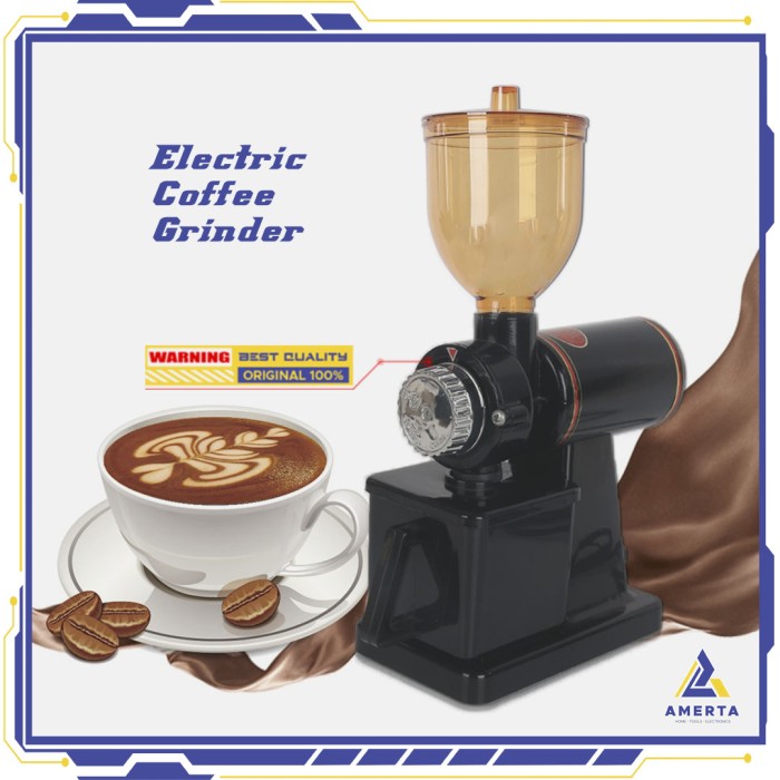 Penggiling Kopi OneTwoCups Electric Coffee Grinder 600N - Hitam