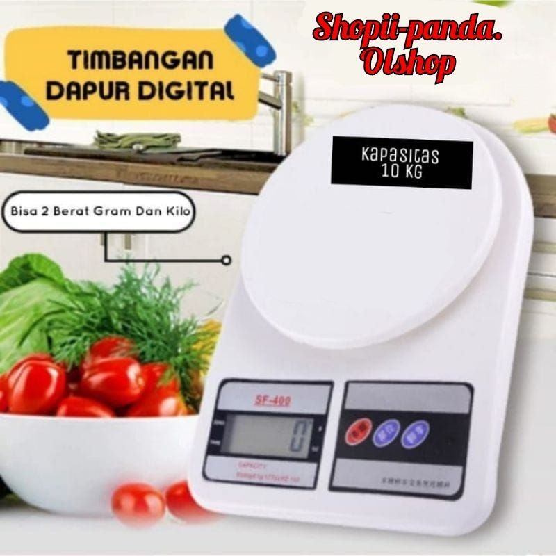 Digital kitchen scale 10kg (free baterai)⭐shopiipanda⭐