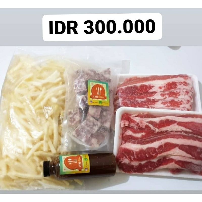 

paket shortplate& saikoro wagyu ber 5 PUAS