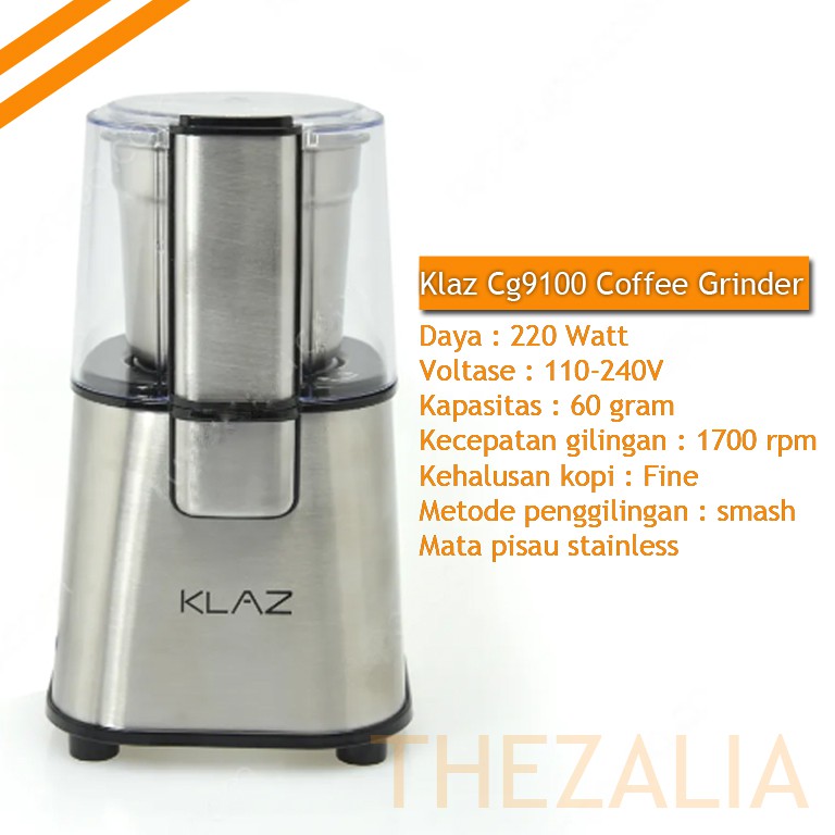 Klaz Cg9100 Coffee Grinder /krissbow klaz mesin penggiling kopi